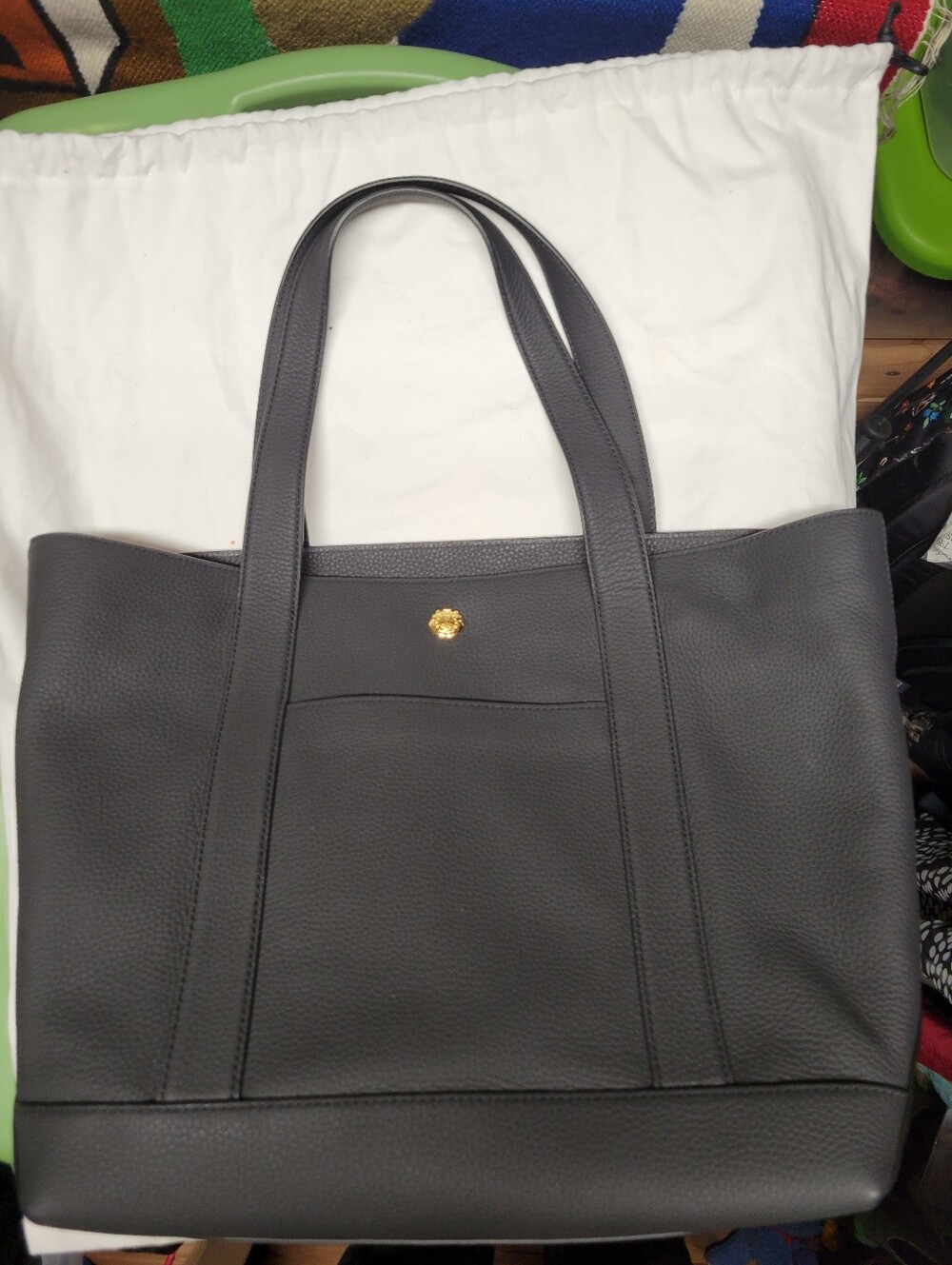 Veronica Beard Leather Tote Black Nwot